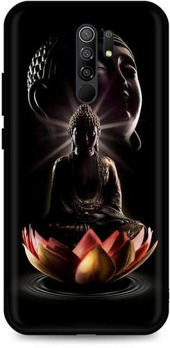 TopQ Xiaomi Redmi 9 silicone Meditation 52913 - Phone Cover - Main image