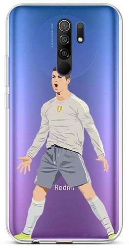 TopQ Xiaomi Redmi 9 silicone Footballer 52891 - Phone Cover - Main image