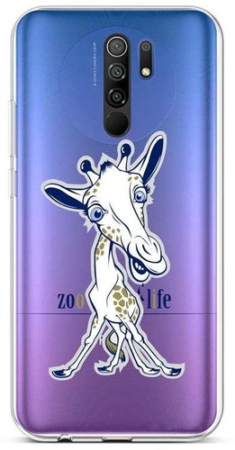 TopQ Xiaomi Redmi 9 silicone Zoo Life 52862 - Phone Cover - Main image