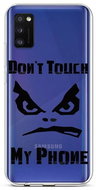 TopQ Samsung A41 silicone Don't Touch transparent 52656 - Phone Cover