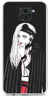 TopQ Xiaomi Redmi Note 9 silicone Dark Girl 52415 - Phone Cover