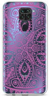 TopQ Xiaomi Redmi Note 9 silicone Violet Mandala 52407 - Phone Cover