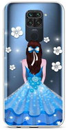 TopQ Xiaomi Redmi Note 9 silicone Blue Princess 52347 - Phone Cover