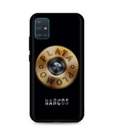 TopQ Samsung A41 silicone Plata O Plomo 52314 - Phone Cover