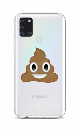 TopQ Samsung A21s silicone Poo 52026 - Phone Cover - Main image