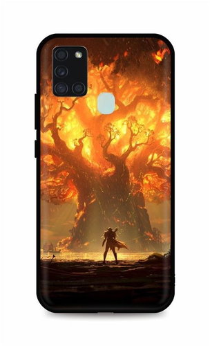 TopQ Samsung A21s silicone Warcraft 51923 - Phone Cover - Main image