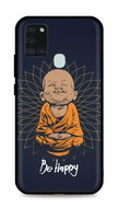 TopQ Samsung A21s silicone Be Happy 51821 - Phone Cover