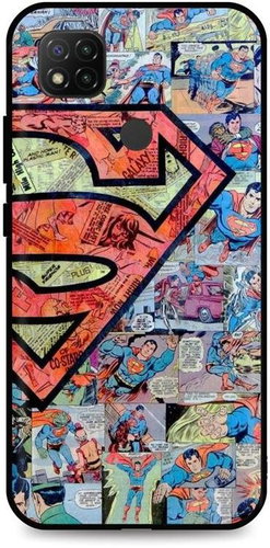 TopQ Xiaomi Redmi 9C 3D silicone Superman 52706 - Phone Cover - Main image