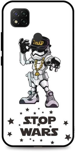 TopQ Xiaomi Redmi 9C 3D silicone Stormtrooper 52686 - Phone Cover - Main image