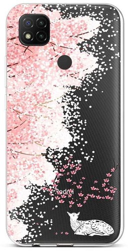 TopQ Xiaomi Redmi 9C silicone Blooming Deer 53026 - Phone Cover - Main image