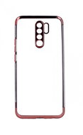 TopQ Frame Xiaomi Redmi 9 silicone pink 52818 - Phone Cover