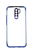 TopQ Frame Xiaomi Redmi 9 silicone blue 52815 - Phone Cover