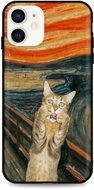 TopQ iPhone 12 mini silicone Scared Cat 53312 - Phone Cover