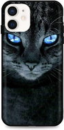 TopQ iPhone 12 mini silicone Dark Cat 53299 - Phone Cover