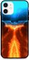 TopQ iPhone 12 mini silicone Fiery Batman 53293 - Phone Cover