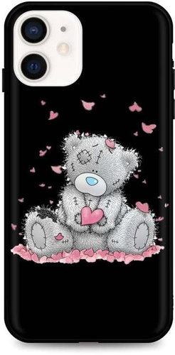 TopQ iPhone 12 mini silicone Lovely Teddy Bear 53292 - Phone Cover - Main image