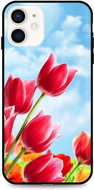 TopQ iPhone 12 mini silicone Tulips 53317 - Phone Cover