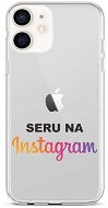 TopQ iPhone 12 mini silikón Instagram 53256 - Kryt na mobil