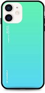 TopQ LUXURY iPhone 12 pevný dúhový zelený 52600 - Kryt na mobil