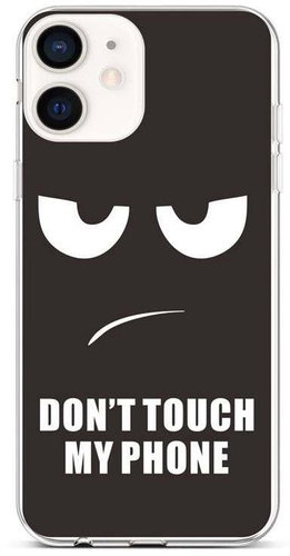 TopQ iPhone 12 silicone Don´t Touch 53350 - Phone Cover - Main image