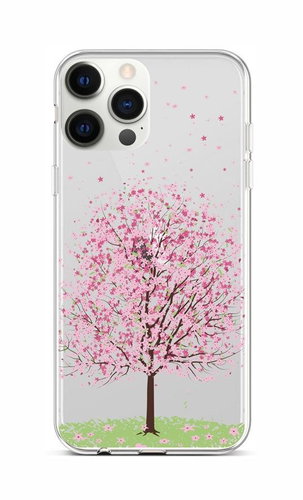 TopQ iPhone 12 Pro silicone Blossom Tree 53519 - Phone Cover - Main image