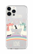 TopQ iPhone 12 Pro silicone Unicorn Love 53517 - Phone Cover