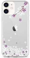 TopQ iPhone 12 mini silicone Sakura flowers 53461 - Phone Cover