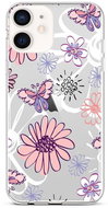 TopQ iPhone 12 mini silicone Flowers 53455 - Phone Cover