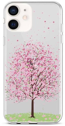 TopQ iPhone 12 mini silicone Blossom Tree 53454 - Phone Cover - Main image