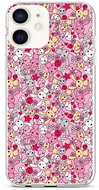 TopQ iPhone 12 mini silicone Pink Bunnies 53446 - Phone Cover