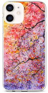 TopQ iPhone 12 mini silicone Abstract Tree 53445 - Phone Cover