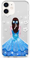 TopQ iPhone 12 mini silicone Blue Princess 53443 - Phone Cover