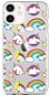 TopQ iPhone 12 mini silicone Chunky Unicorns 53442 - Phone Cover