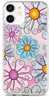 TopQ iPhone 12 mini silicone Colorful Daisy 53441 - Phone Cover