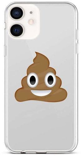 TopQ iPhone 12 mini silicone Poo 53439 - Phone Cover - Main image