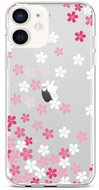 TopQ iPhone 12 mini silicone Pink Blossom 53435 - Phone Cover