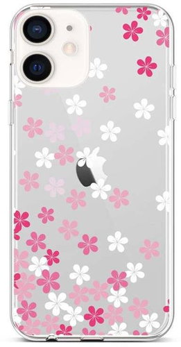TopQ iPhone 12 mini silicone Pink Blossom 53435 - Phone Cover - Main image