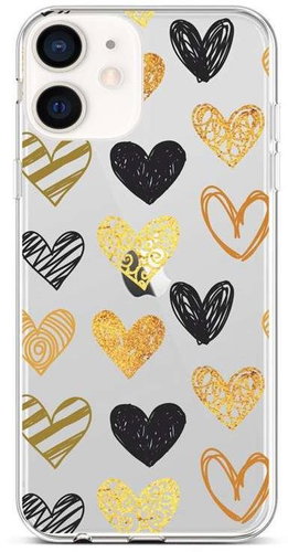 TopQ iPhone 12 mini silicone Heart 53434 - Phone Cover - Main image