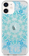 TopQ iPhone 12 mini silicone Blue Mandala 53431 - Phone Cover
