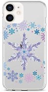TopQ iPhone 12 mini silikón Snowflake 53429 - Kryt na mobil