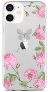 TopQ iPhone 12 mini silicone Peonies 53423 - Phone Cover