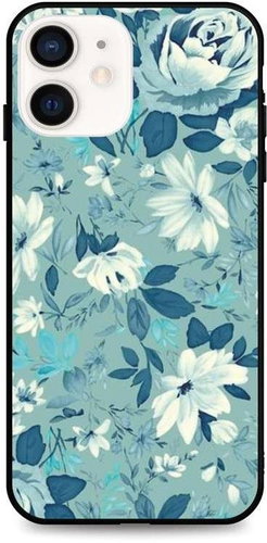 TopQ LUXURY iPhone 12 mini hard Retro Flowers 53372 - Phone Cover - Main image