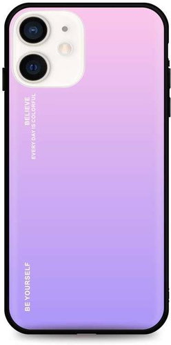TopQ LUXURY iPhone 12 mini solid rainbow pink 53362 - Phone Cover - Main image