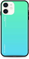 TopQ LUXURY iPhone 12 mini solid rainbow green 53358 - Phone Cover
