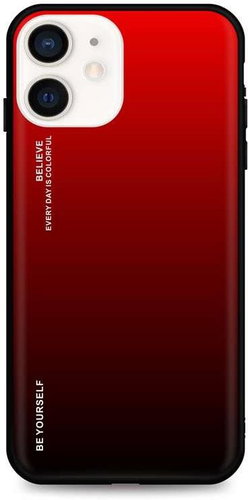 TopQ LUXURY iPhone 12 mini solid rainbow red 53356 - Phone Cover - Main image