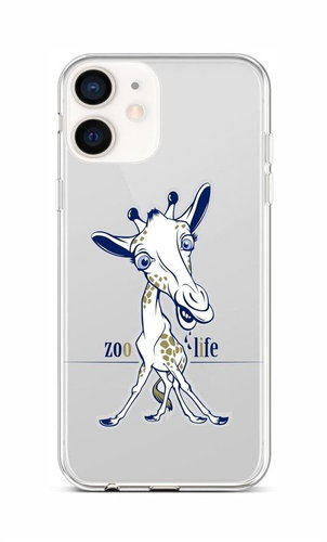 TopQ iPhone 12 mini silicone Zoo Life 53530 - Phone Cover - Main image