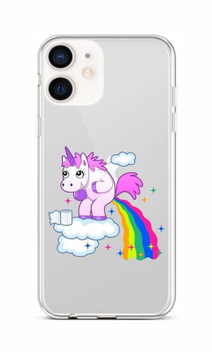 TopQ iPhone 12 mini silicone Rainbow Disaster 53267 - Phone Cover - Main image