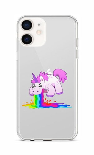 TopQ iPhone 12 mini silicone Rainbow Splash 53266 - Phone Cover - Main image