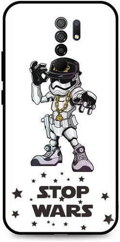 TopQ Xiaomi Redmi 9 3D silicone Stormtrooper 51755 - Phone Cover - Main image