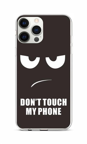 TopQ iPhone 12 Pro Max silicone Don't Touch 53590 - Phone Cover - Main image